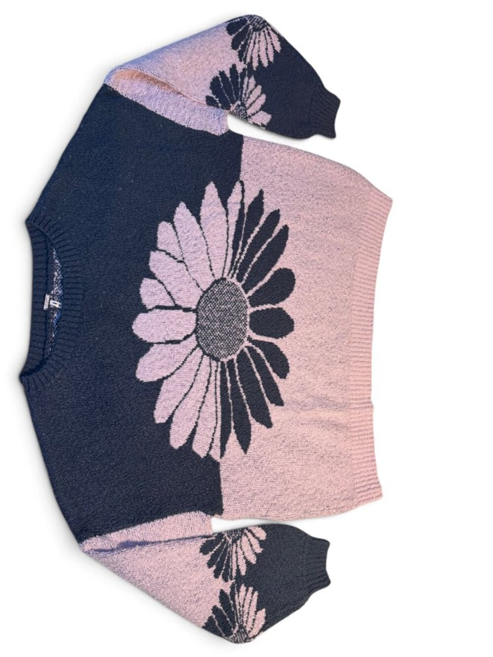 FREE PEOPLE "Pull In Bloom" Oversized Sweater - NWOT, S, Purple/Blue - Picture 6 of 13